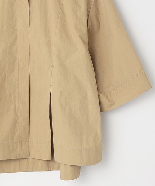 L'EQUIPE / レキップ シャツ・ブラウス | コットンナイロンダンプシャツブラウス | 詳細4