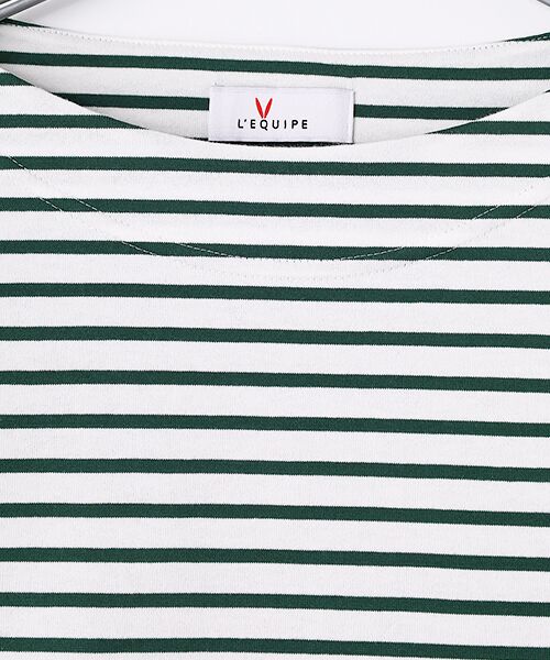 L'EQUIPE / レキップ カットソー | コットン天竺ボーダーカットソー | 詳細2