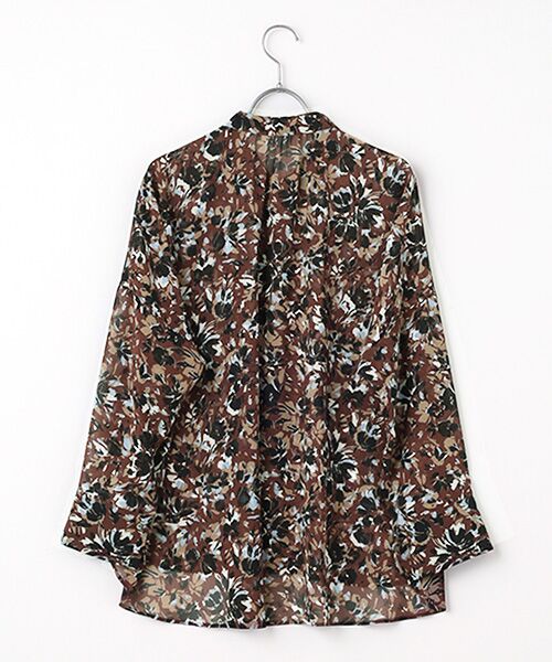 L'EQUIPE / レキップ シャツ・ブラウス | フラワーシフォンプリントブラウス | 詳細1