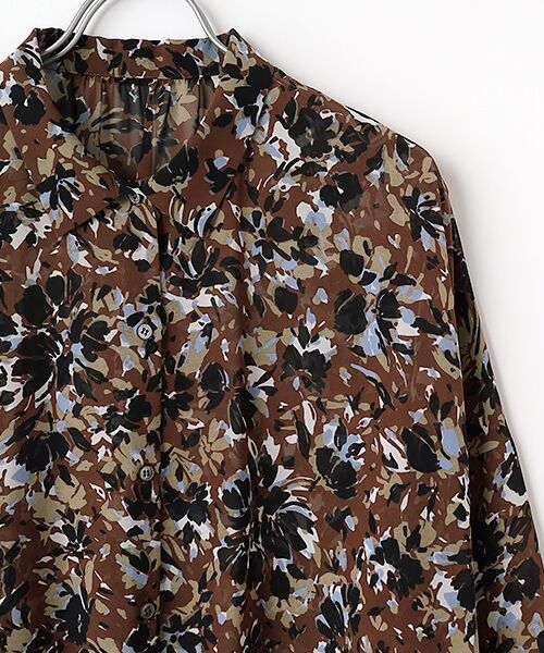 L'EQUIPE / レキップ シャツ・ブラウス | フラワーシフォンプリントブラウス | 詳細2