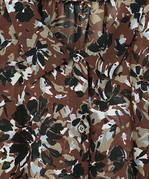 L'EQUIPE / レキップ シャツ・ブラウス | フラワーシフォンプリントブラウス | 詳細4