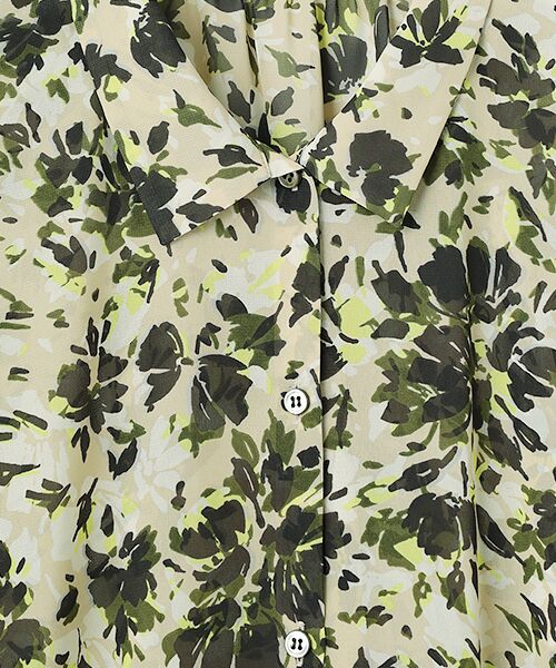 L'EQUIPE / レキップ シャツ・ブラウス | フラワーシフォンプリントブラウス | 詳細5