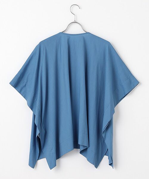 L'EQUIPE / レキップ シャツ・ブラウス | コットンレーヨンローンボタニカルダイポンチョブラウス | 詳細8