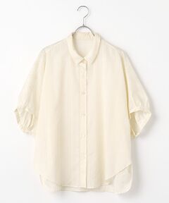 L'EQUIPE / レキップ シャツ・ブラウス | コットンナイロンランダムストライプブラウス