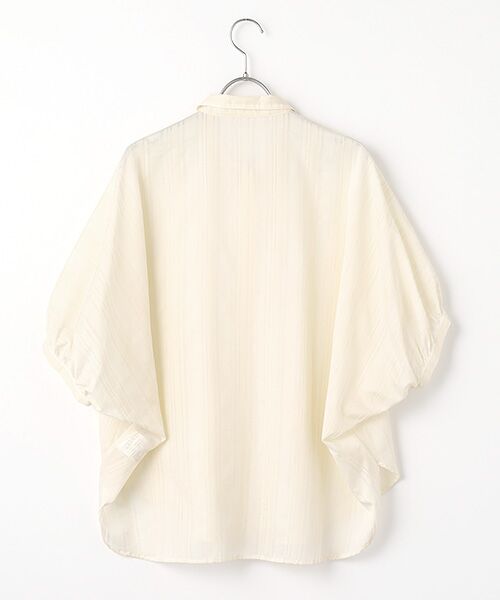 L'EQUIPE / レキップ シャツ・ブラウス | コットンナイロンランダムストライプブラウス | 詳細1