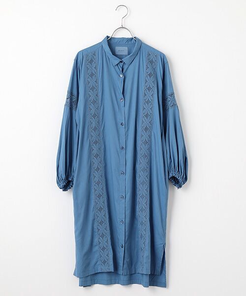 L'EQUIPE / レキップ ロング・マキシ丈ワンピース | コットンレーヨンローンボタニカルダイワンピース | 詳細11