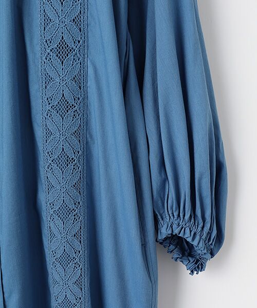 L'EQUIPE / レキップ ロング・マキシ丈ワンピース | コットンレーヨンローンボタニカルダイワンピース | 詳細4