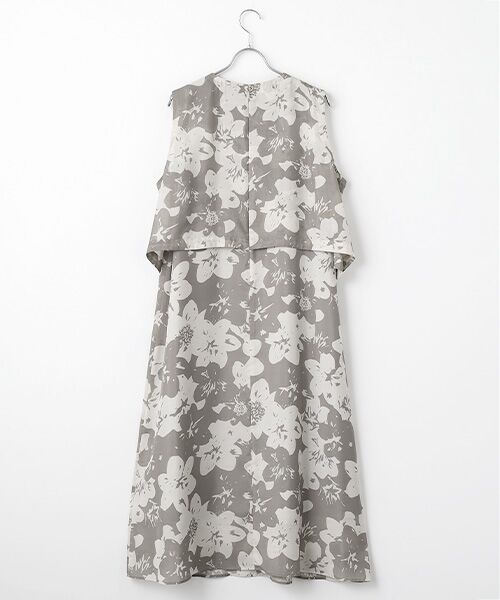 L'EQUIPE / レキップ ロング・マキシ丈ワンピース | グラデーションフラワープリントワンピース | 詳細1