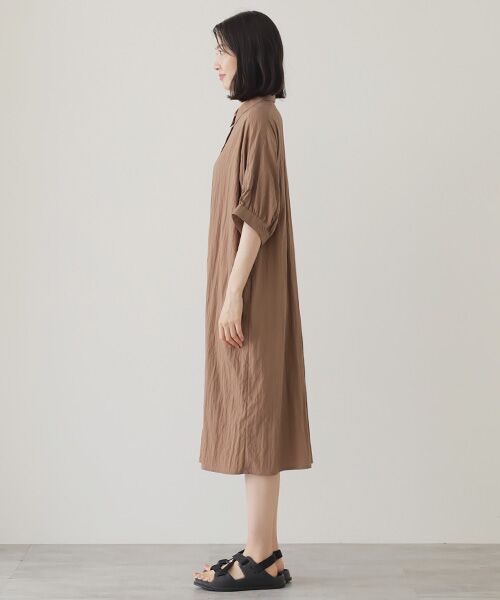 L'EQUIPE / レキップ ロング・マキシ丈ワンピース | レーヨンナイロンライトワッシャーワンピース | 詳細6