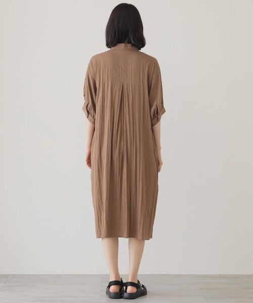 L'EQUIPE / レキップ ロング・マキシ丈ワンピース | レーヨンナイロンライトワッシャーワンピース | 詳細7