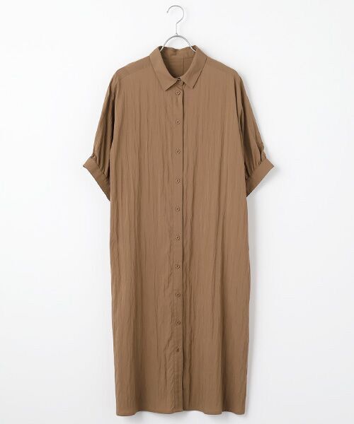 L'EQUIPE / レキップ ロング・マキシ丈ワンピース | レーヨンナイロンライトワッシャーワンピース | 詳細10