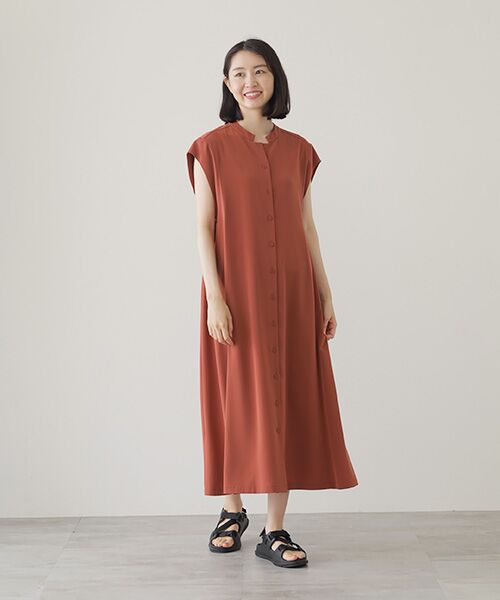 L'EQUIPE / レキップ ロング・マキシ丈ワンピース | ストレッチデシンワンピース | 詳細4