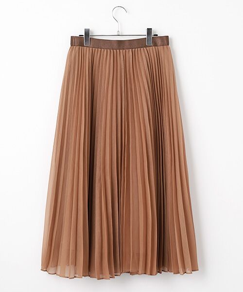 L'EQUIPE / レキップ ロング・マキシ丈スカート | ソフトオーガンジープリーツスカート | 詳細1