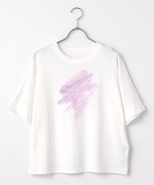 L'EQUIPE / レキップ Tシャツ | ドローイングプリントTシャツ（ホワイト）