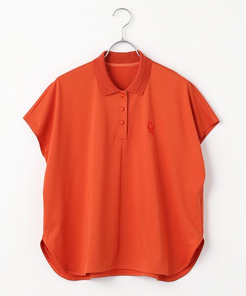 L'EQUIPE / レキップ カットソー | ハイゲージプレーティング天竺トップス（オレンジ）