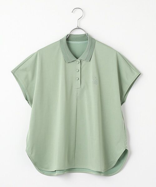 L'EQUIPE / レキップ カットソー | ハイゲージプレーティング天竺トップス（グリーン）