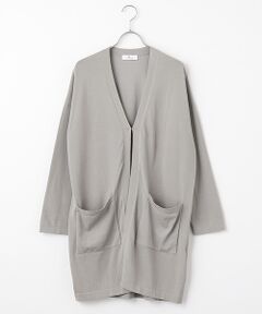 L'EQUIPE / レキップ カーディガン・ボレロ | コットンナイロンシアーVネックカーディガン