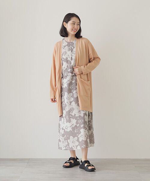 L'EQUIPE / レキップ カーディガン・ボレロ | コットンナイロンシアーVネックカーディガン | 詳細10