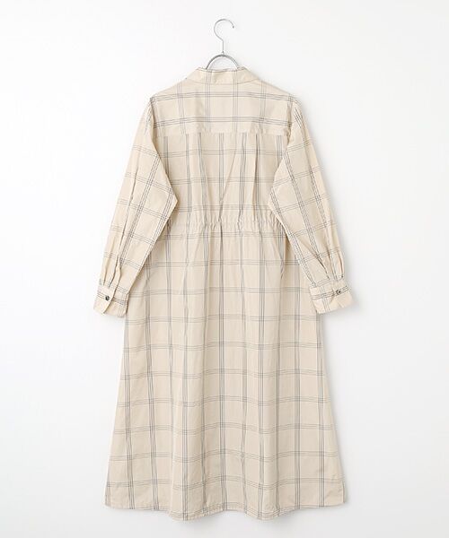 L'EQUIPE / レキップ ロング・マキシ丈ワンピース | マイクロタフタチェック/マイクロタフタシャツワンピース | 詳細1