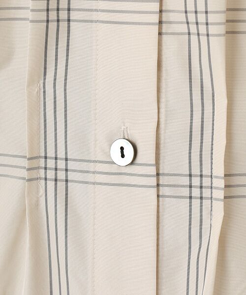 L'EQUIPE / レキップ ロング・マキシ丈ワンピース | マイクロタフタチェック/マイクロタフタシャツワンピース | 詳細6