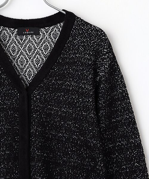 L'EQUIPE / レキップ カーディガン・ボレロ | モールジャガードカーディガン | 詳細3