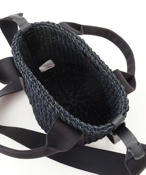 L'EQUIPE / レキップ ショルダーバッグ | ［eclat 2025年5月号掲載］アバカミニバスケット2WAYショルダー | 詳細5