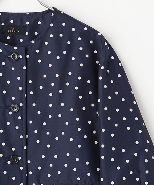 L'EQUIPE / レキップ ブルゾン | ドットジャガードブルゾン | 詳細2