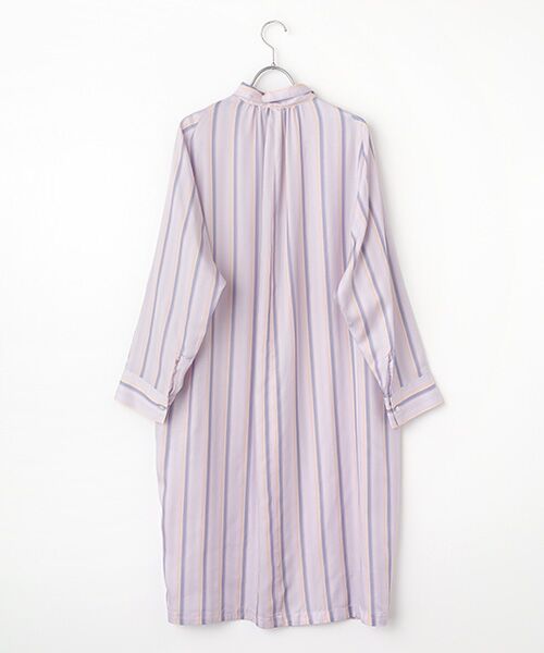 L'EQUIPE / レキップ ロング・マキシ丈ワンピース | グラデーションキュプラストライプワンピース | 詳細1