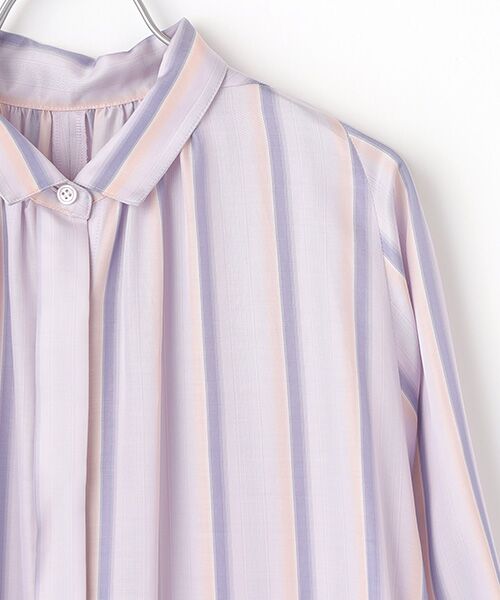 L'EQUIPE / レキップ ロング・マキシ丈ワンピース | グラデーションキュプラストライプワンピース | 詳細2