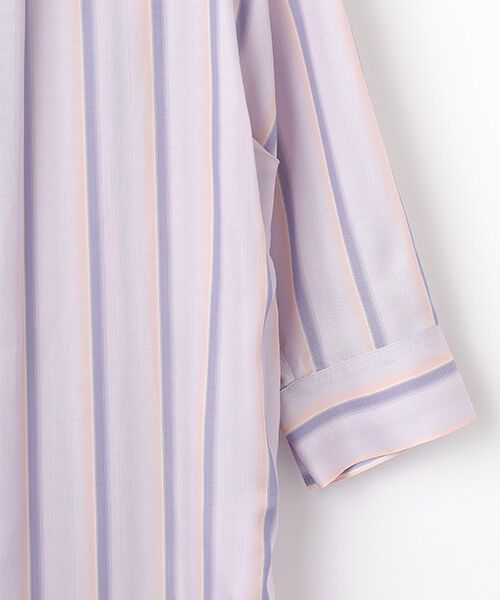 L'EQUIPE / レキップ ロング・マキシ丈ワンピース | グラデーションキュプラストライプワンピース | 詳細3
