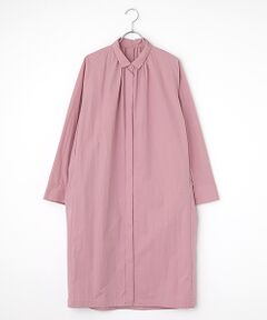 L'EQUIPE / レキップ ロング・マキシ丈ワンピース | コットンナイロンダンプシャツワンピース