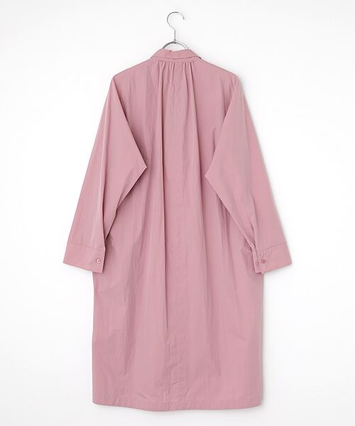 L'EQUIPE / レキップ ロング・マキシ丈ワンピース | コットンナイロンダンプシャツワンピース | 詳細1