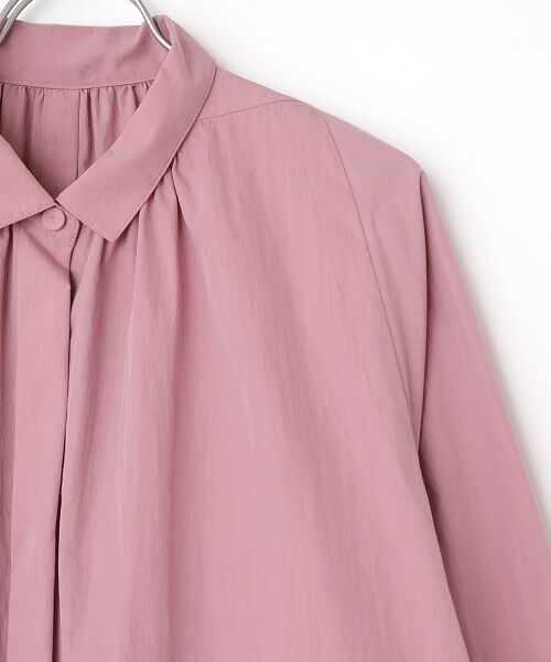 L'EQUIPE / レキップ ロング・マキシ丈ワンピース | コットンナイロンダンプシャツワンピース | 詳細2