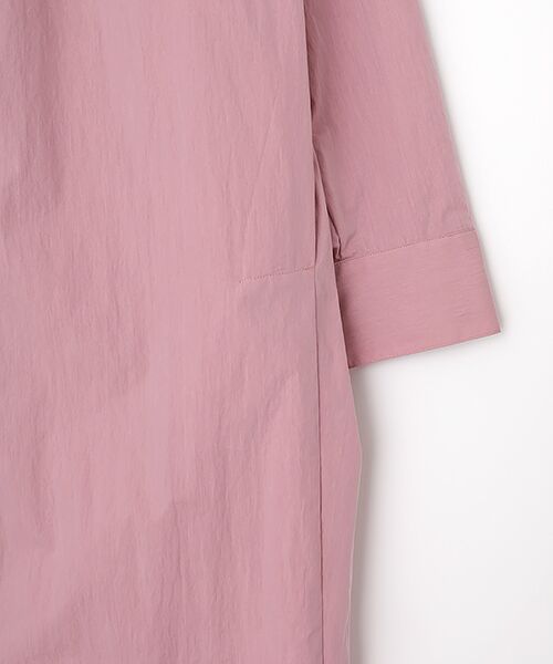 L'EQUIPE / レキップ ロング・マキシ丈ワンピース | コットンナイロンダンプシャツワンピース | 詳細3