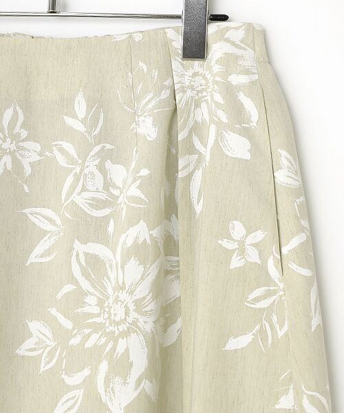 L'EQUIPE / レキップ ロング・マキシ丈スカート | フラワー顔料プリントスカート | 詳細2