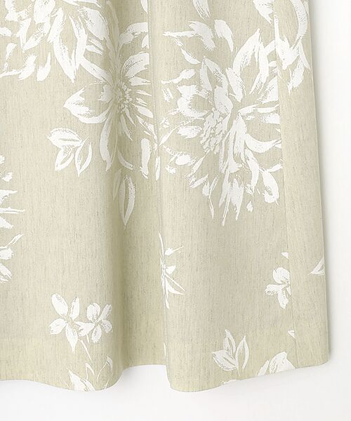 L'EQUIPE / レキップ ロング・マキシ丈スカート | フラワー顔料プリントスカート | 詳細3