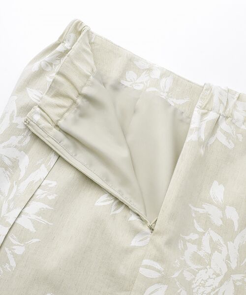 L'EQUIPE / レキップ ロング・マキシ丈スカート | フラワー顔料プリントスカート | 詳細4