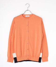 L'EQUIPE / レキップ カーディガン・ボレロ | 綿シルク配色リブカーディガン