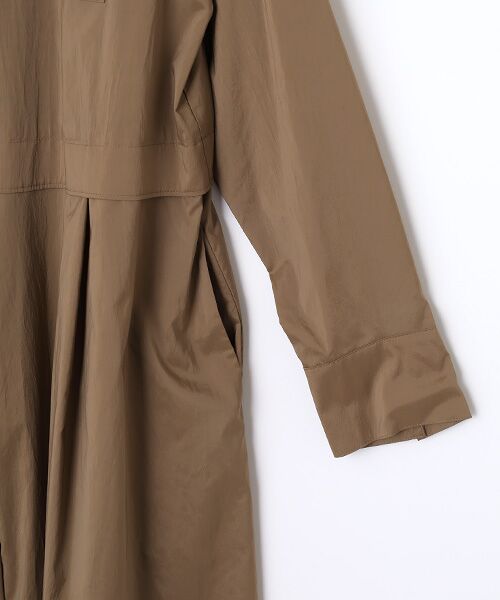 L'EQUIPE / レキップ ロング・マキシ丈ワンピース | ストレッチタフタシャツワンピース | 詳細3