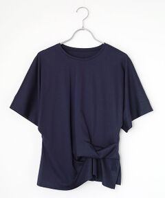 L'EQUIPE / レキップ カットソー | コットンスムースアシンメトリータックカットソー