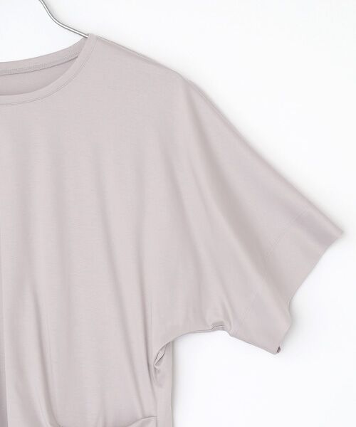 L'EQUIPE / レキップ カットソー | コットンスムースアシンメトリータックカットソー | 詳細2