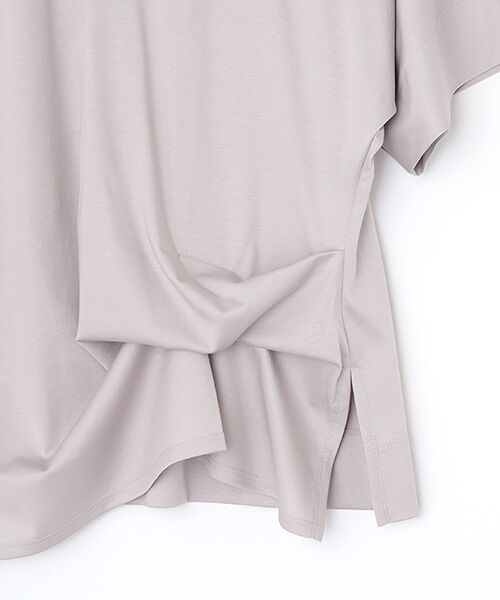 L'EQUIPE / レキップ カットソー | コットンスムースアシンメトリータックカットソー | 詳細3