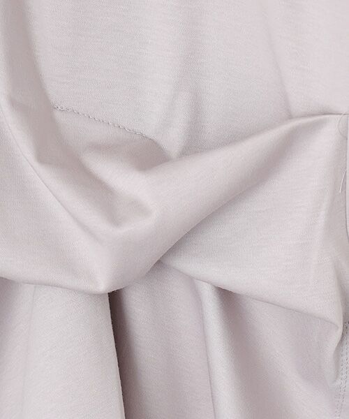 L'EQUIPE / レキップ カットソー | コットンスムースアシンメトリータックカットソー | 詳細4