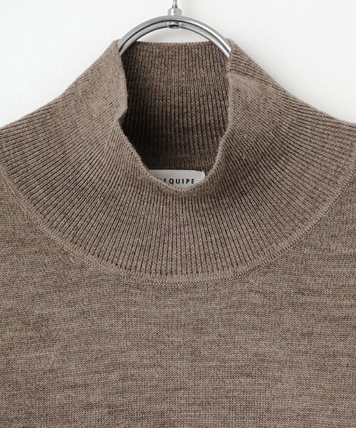 L'EQUIPE / レキップ ニット・セーター | ウール梳毛ハイネックニット | 詳細6