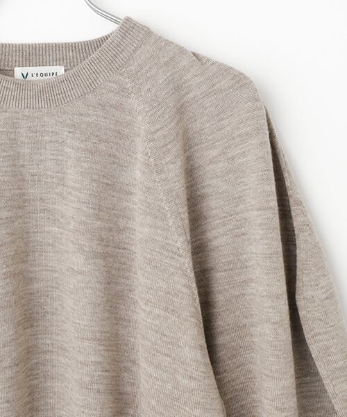 L'EQUIPE / レキップ ニット・セーター | ウール梳毛ボリュームスリーブニット | 詳細3