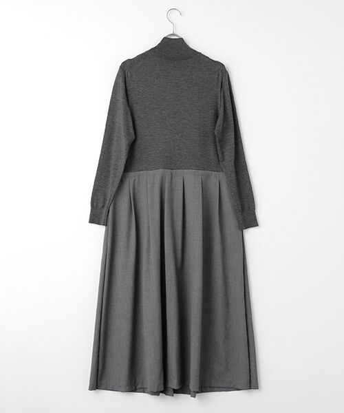 L'EQUIPE / レキップ ロング・マキシ丈ワンピース | ウール梳毛＆ウール混トロピカルワンピース | 詳細1