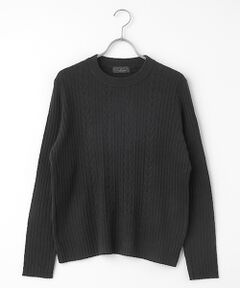 L'EQUIPE / レキップ ニット・セーター | セミ梳毛ケーブルニットプルオーバー