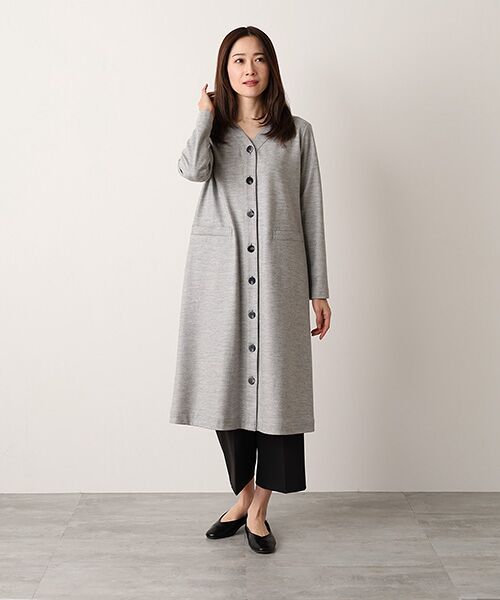 L'EQUIPE / レキップ ロング・マキシ丈ワンピース | 圧縮スムースワンピース | 詳細8