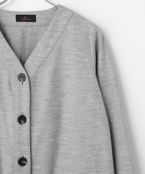 L'EQUIPE / レキップ ロング・マキシ丈ワンピース | 圧縮スムースワンピース | 詳細2