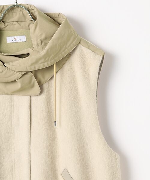 L'EQUIPE / レキップ その他アウター | シャギージャージベスト | 詳細2